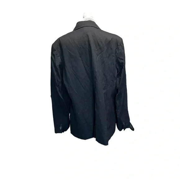 Lands End women's size 16W black 2 button blazer - Picture 4 of 6